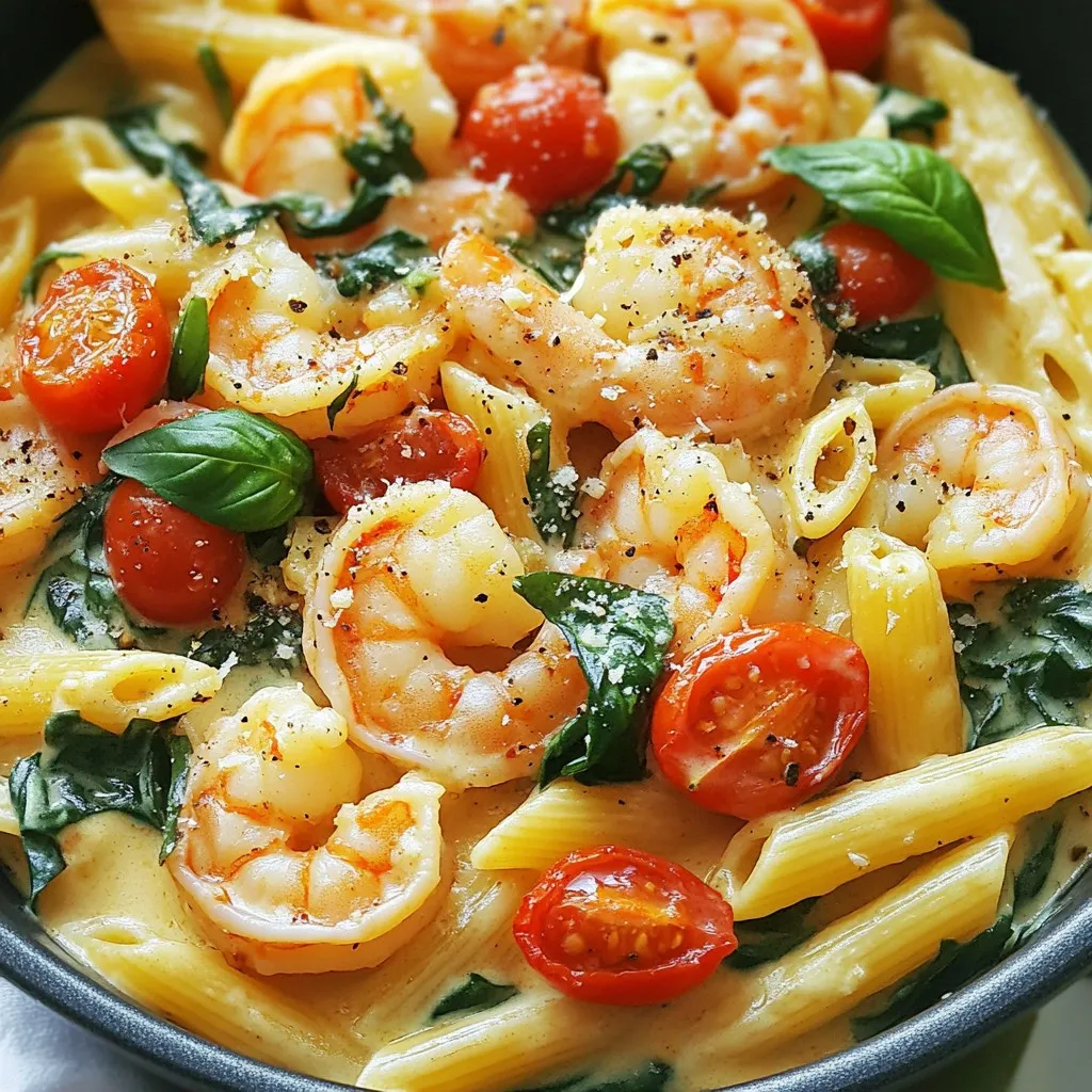 One-Pot Creamy Tuscan Shrimp Simple and Quick Meal