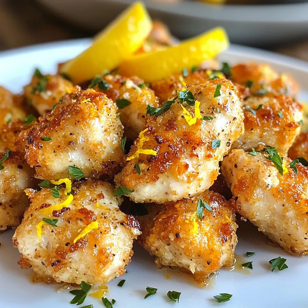 Air Fryer Lemon Pepper Chicken Bites Tasty and Quick