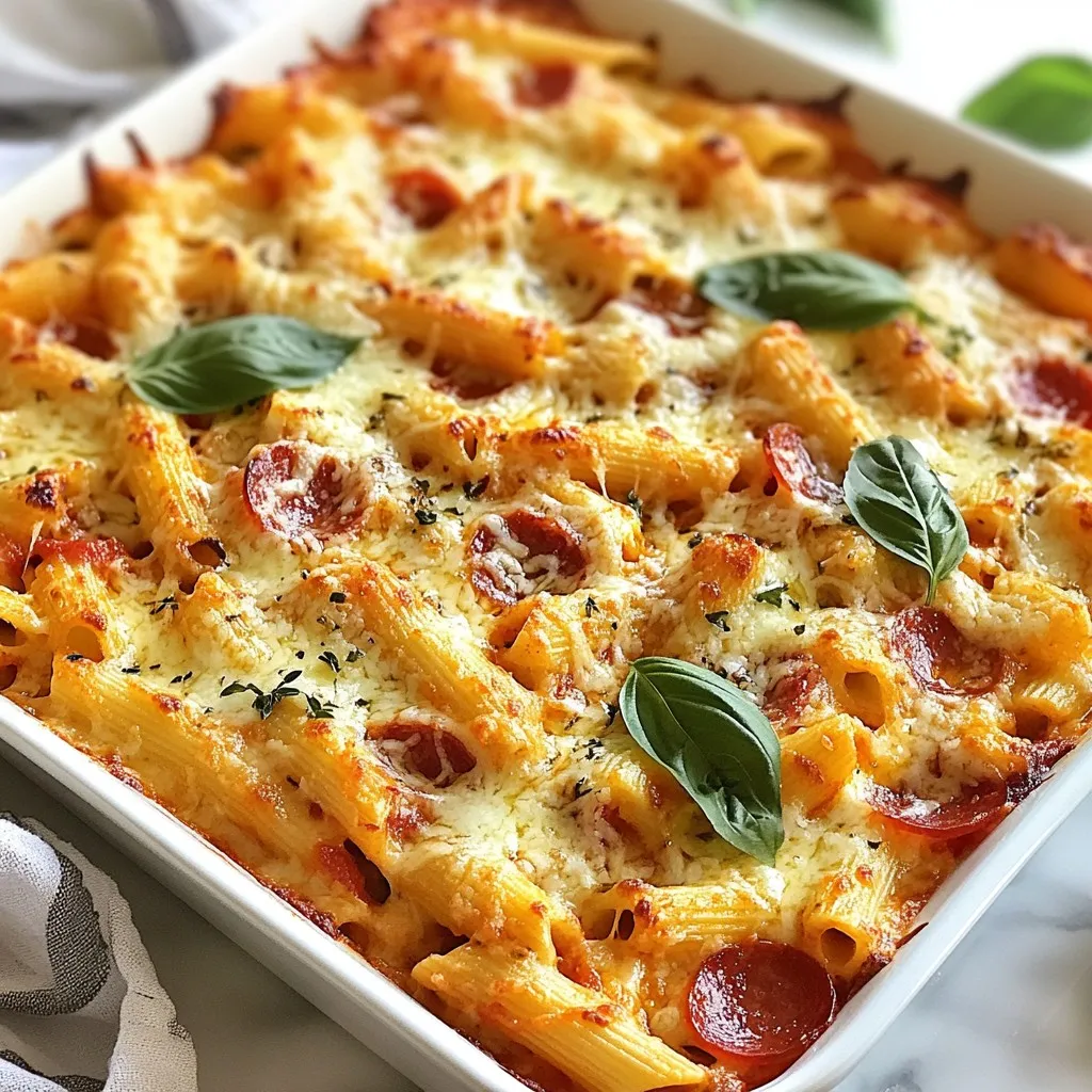 Easy Pizza Pasta Bake Flavorful and Hearty Dish