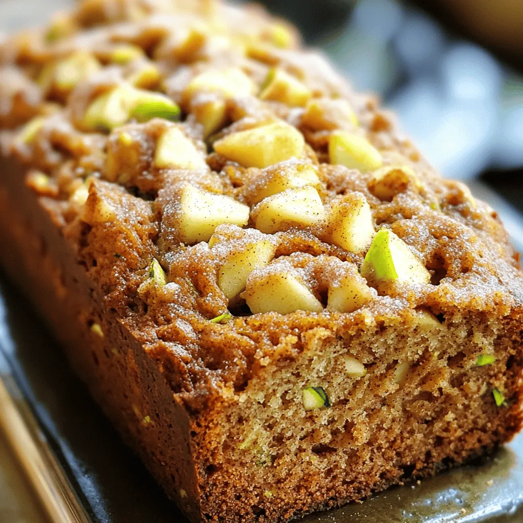 Cinnamon Apple Zucchini Bread Flavorful and Moist Recipe