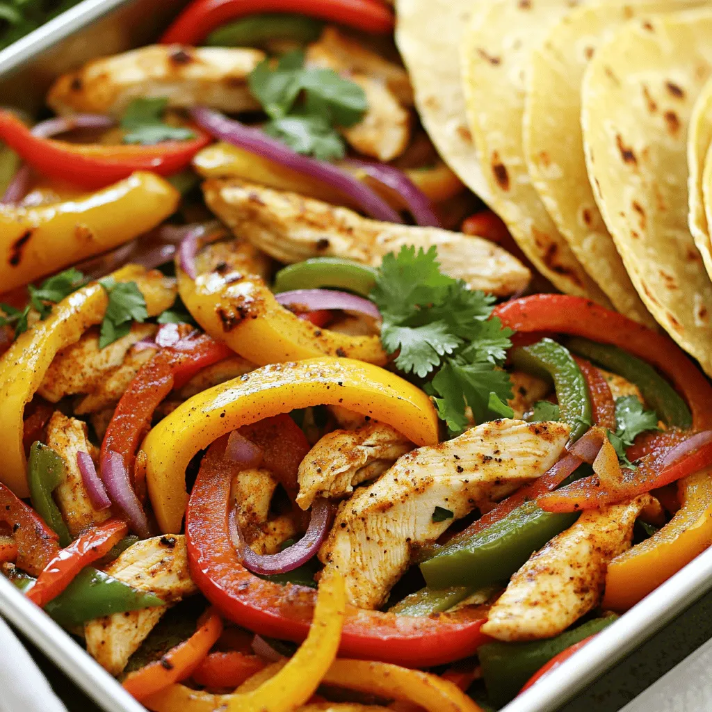 30-Minute Sheet Pan Chicken Fajitas Quick and Easy