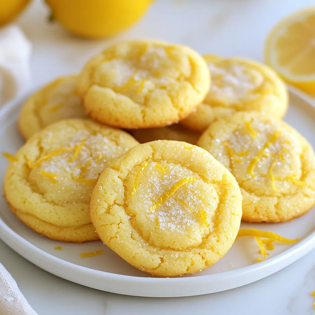 Sparkling Lemon Sugar Cookies Easy and Flavorful Treat