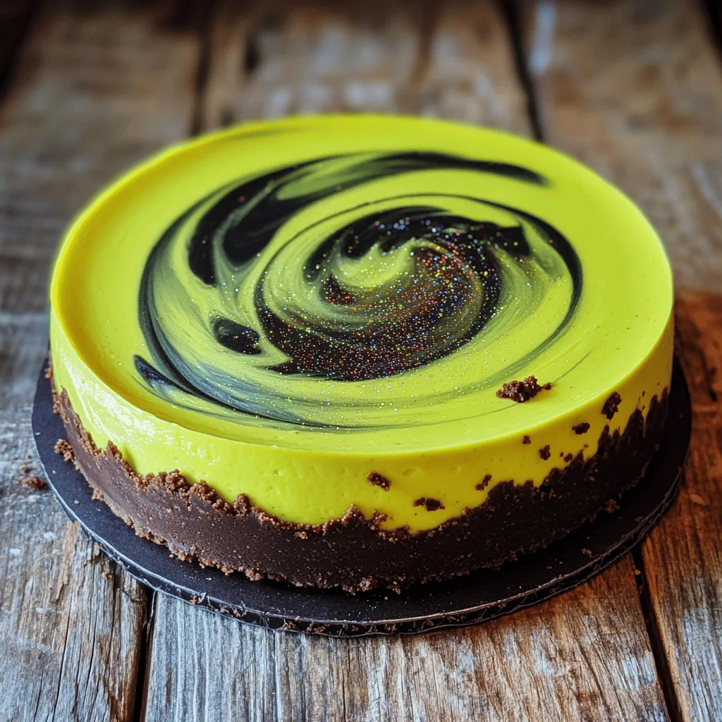 Witches’ Brew Cheesecake Tempting and Spooky Dessert