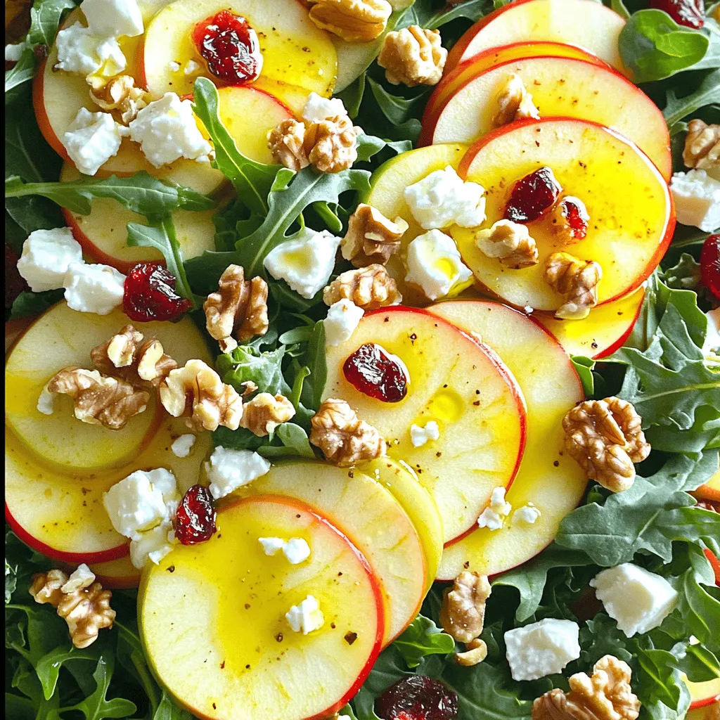 Honeycrisp Apple and Feta Salad Fresh and Crisp Dish