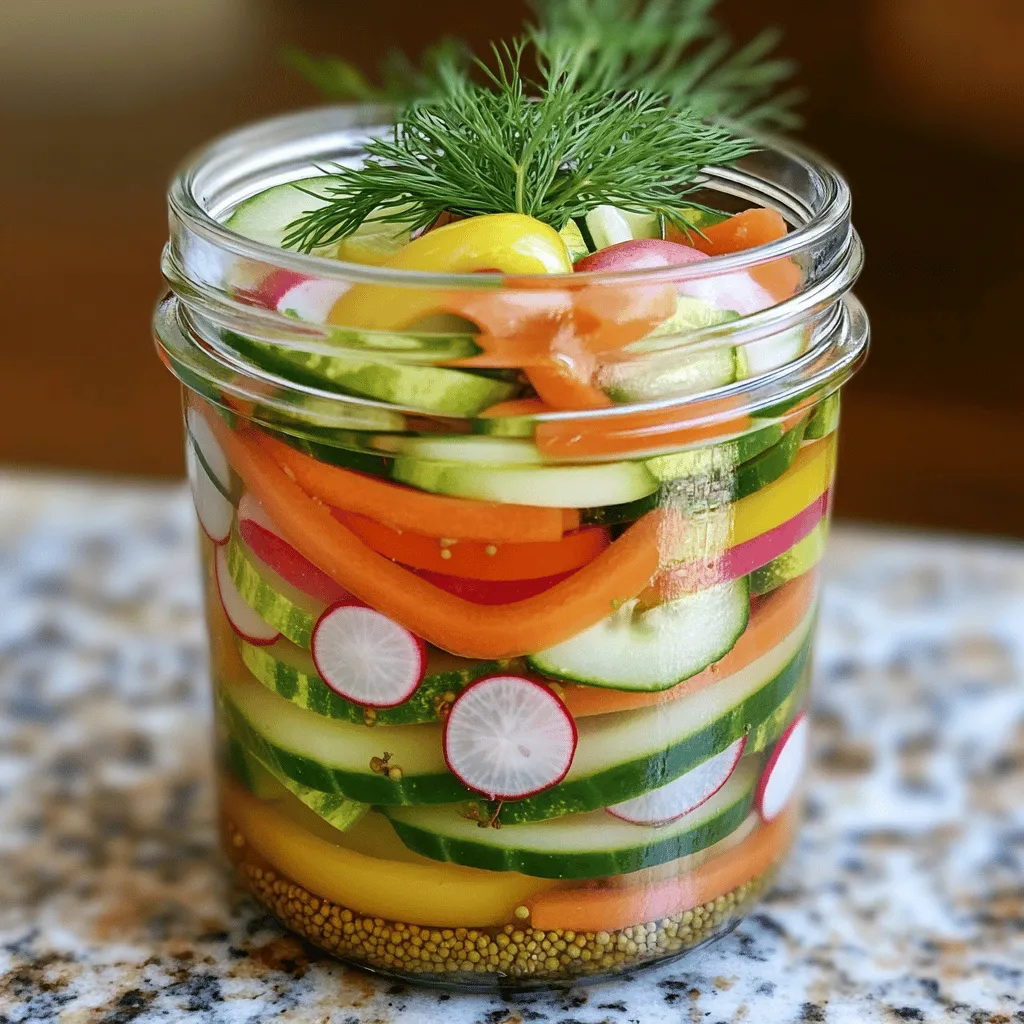 Quick Pickled Vegetables Flavorful and Easy Recipe