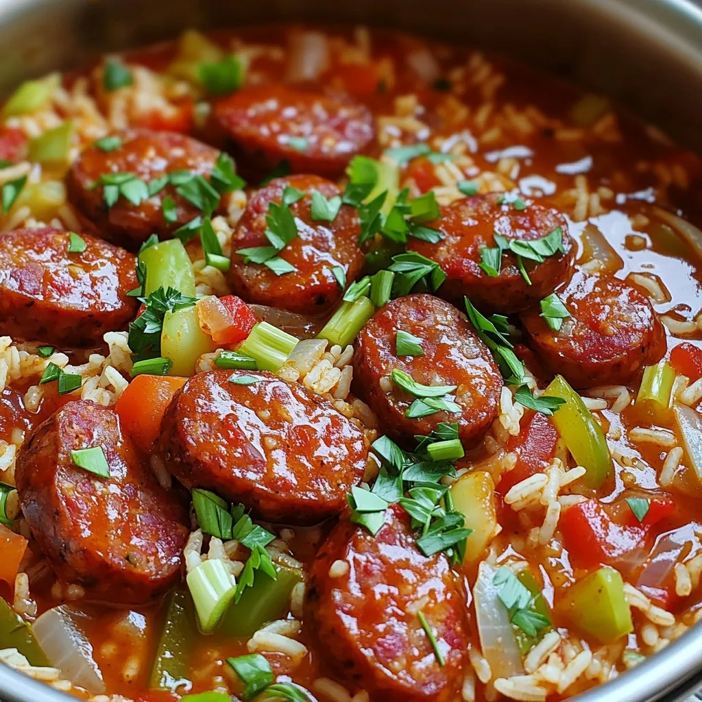 One-Pot Cajun Sausage &#038; Rice Flavorful Home Dish