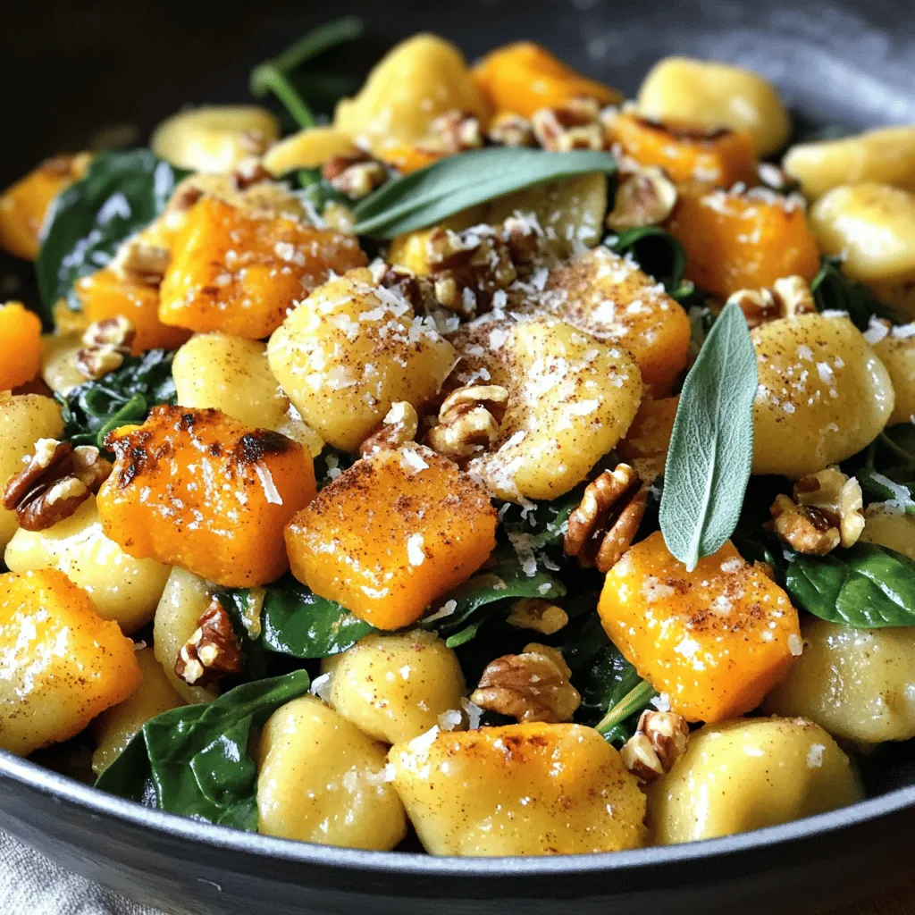 Autumn Gnocchi with Butternut Squash Delightful Dish