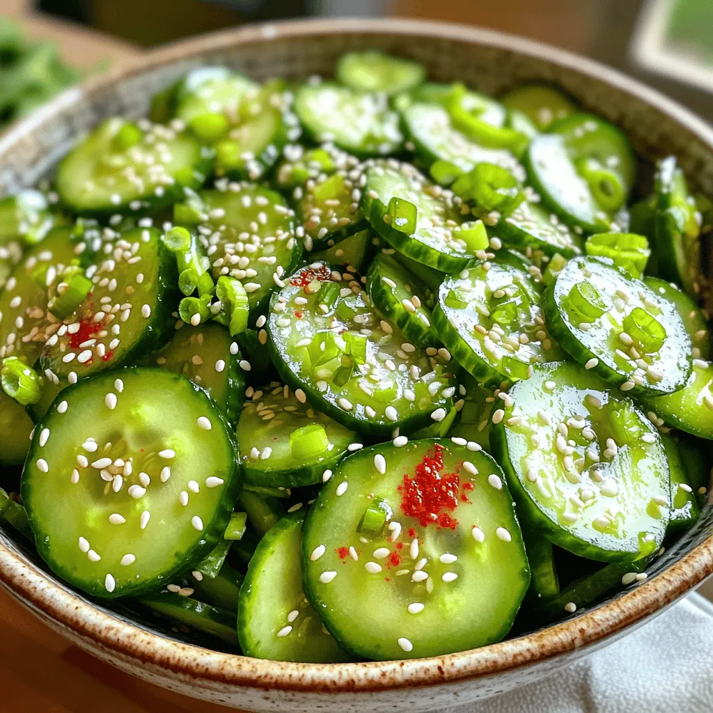 Tik Tok Korean Cucumber Salad Simple and Tasty Recipe