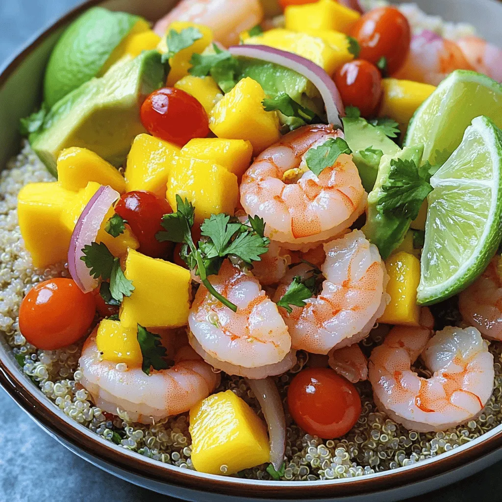 Savory Shrimp Avocado Mango Bowls Easy and Fresh Dish