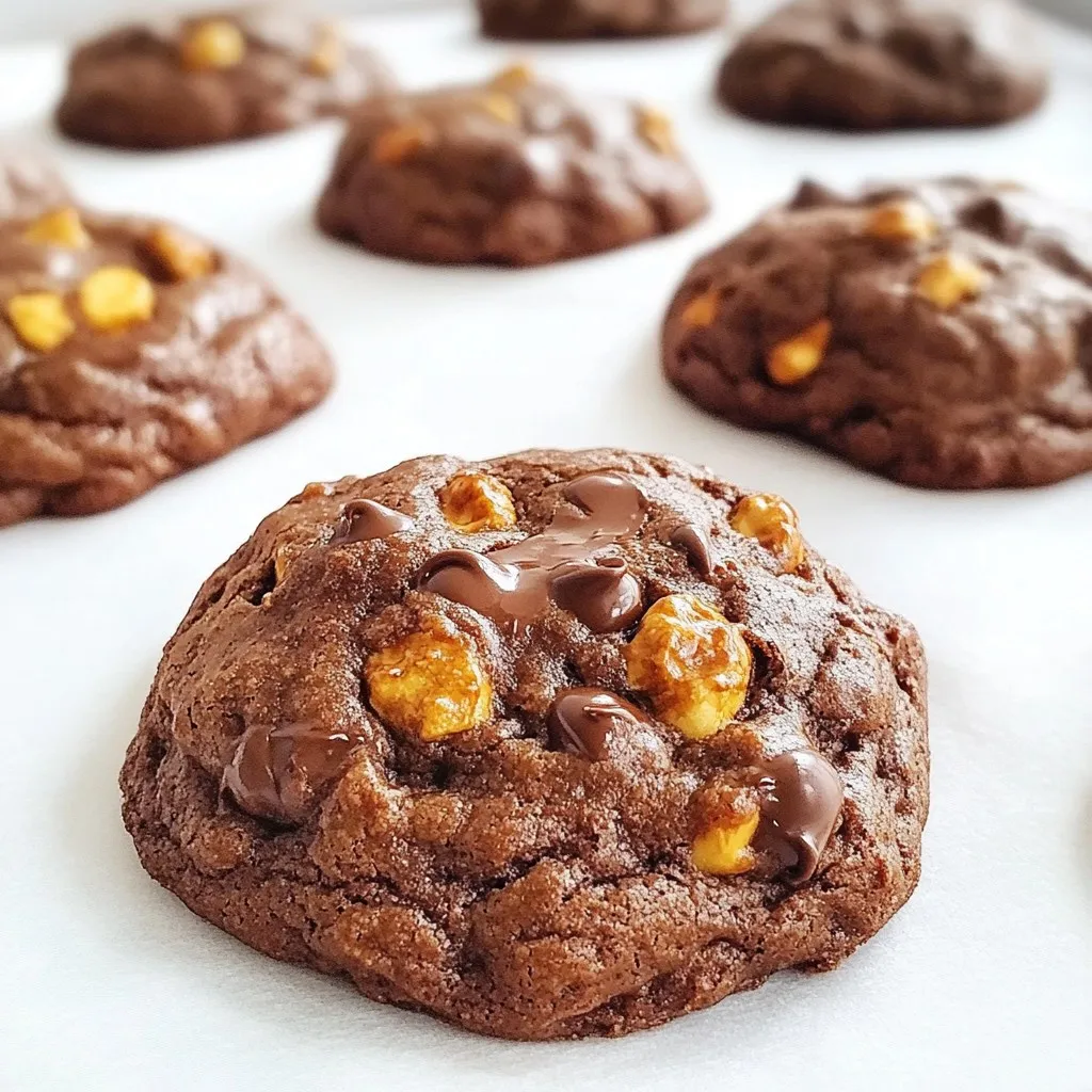 Chewy Brownie Batter Cookies Delightful and Soft Bites