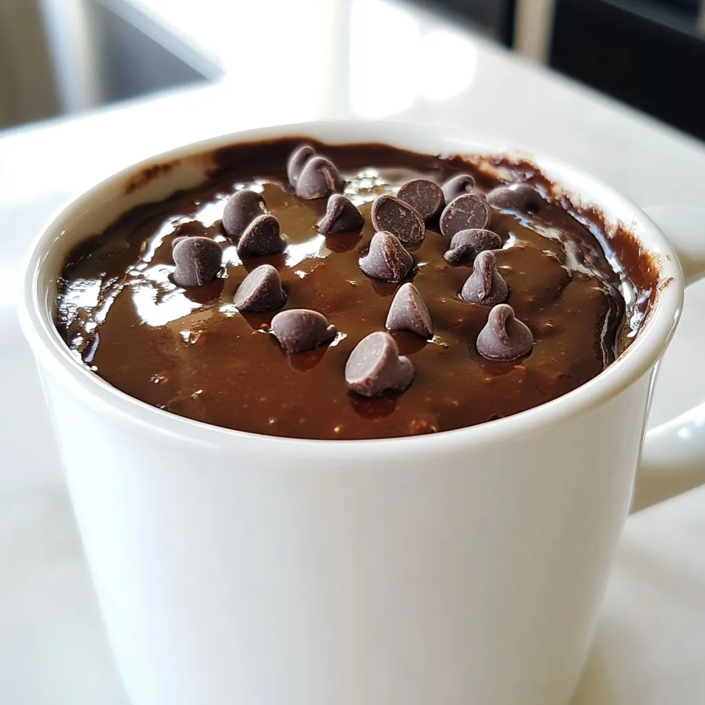 Single-Serve Protein Brownie Batter Easy and Tasty Treat