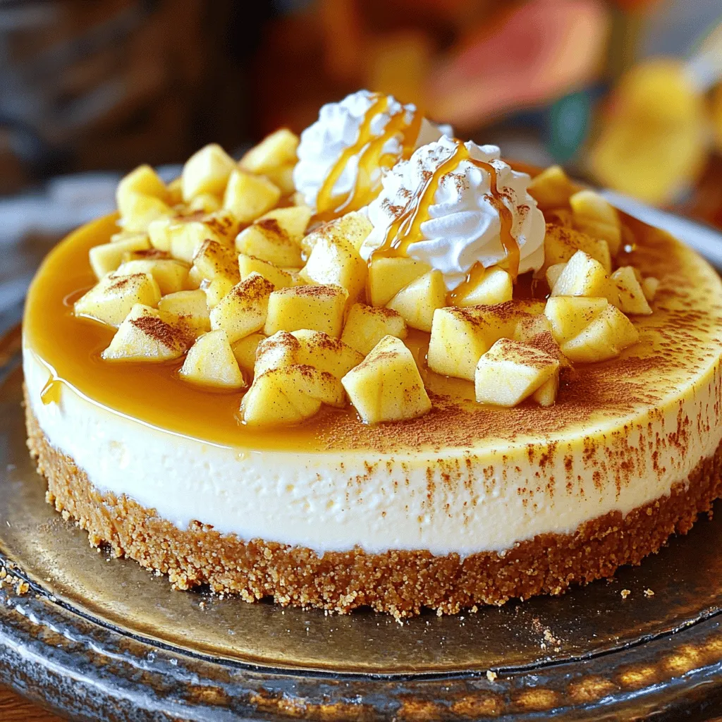 Apple Cider Cheesecake Rich and Flavorful Delight