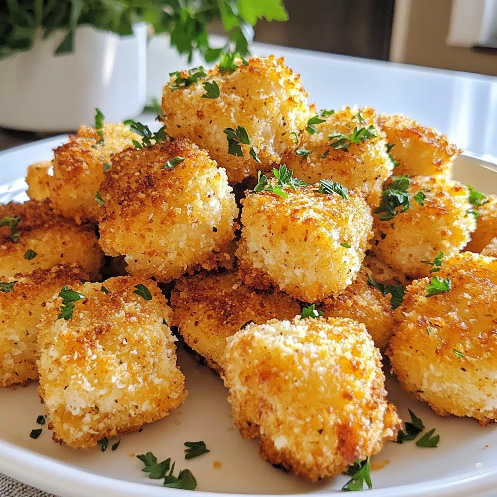 Garlic Parmesan Chicken Bites Crispy and Flavorful Treat