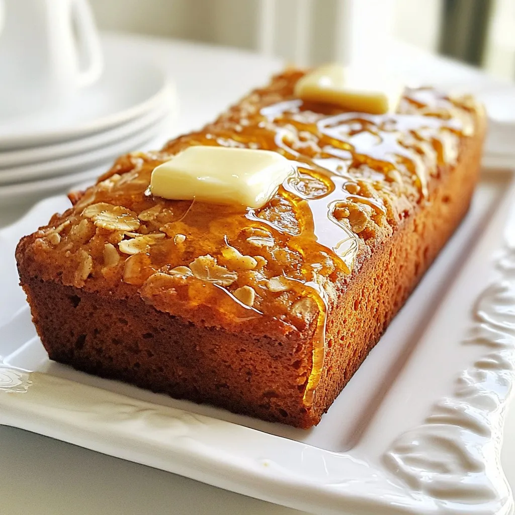 Honey Cinnamon Oatmeal Bread Loaf Tasty and Easy Recipe