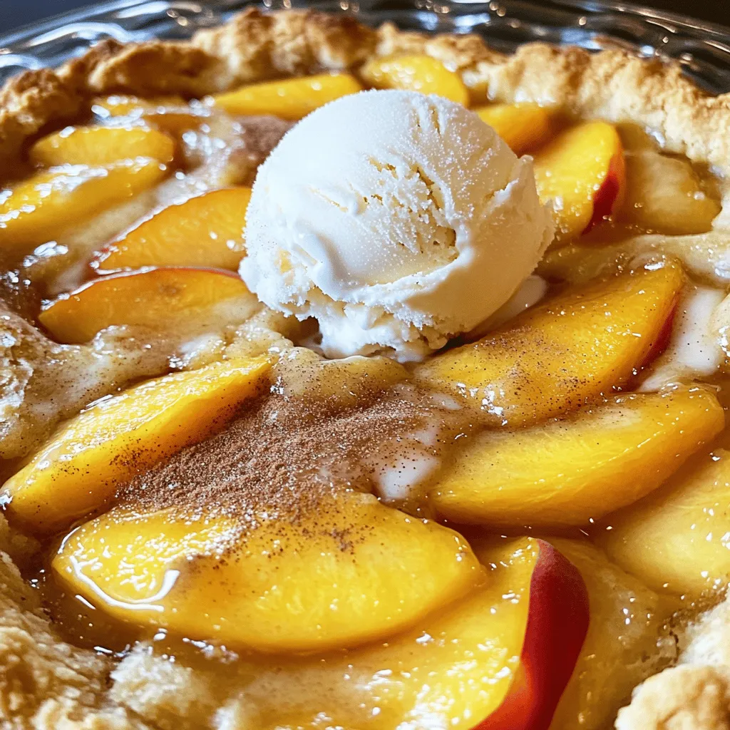 Easy Peach Cobbler Simple and Delicious Dessert Recipe