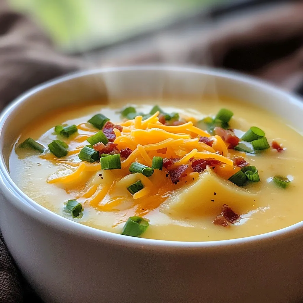 Loaded Potato Soup Creamy and Comforting Delight