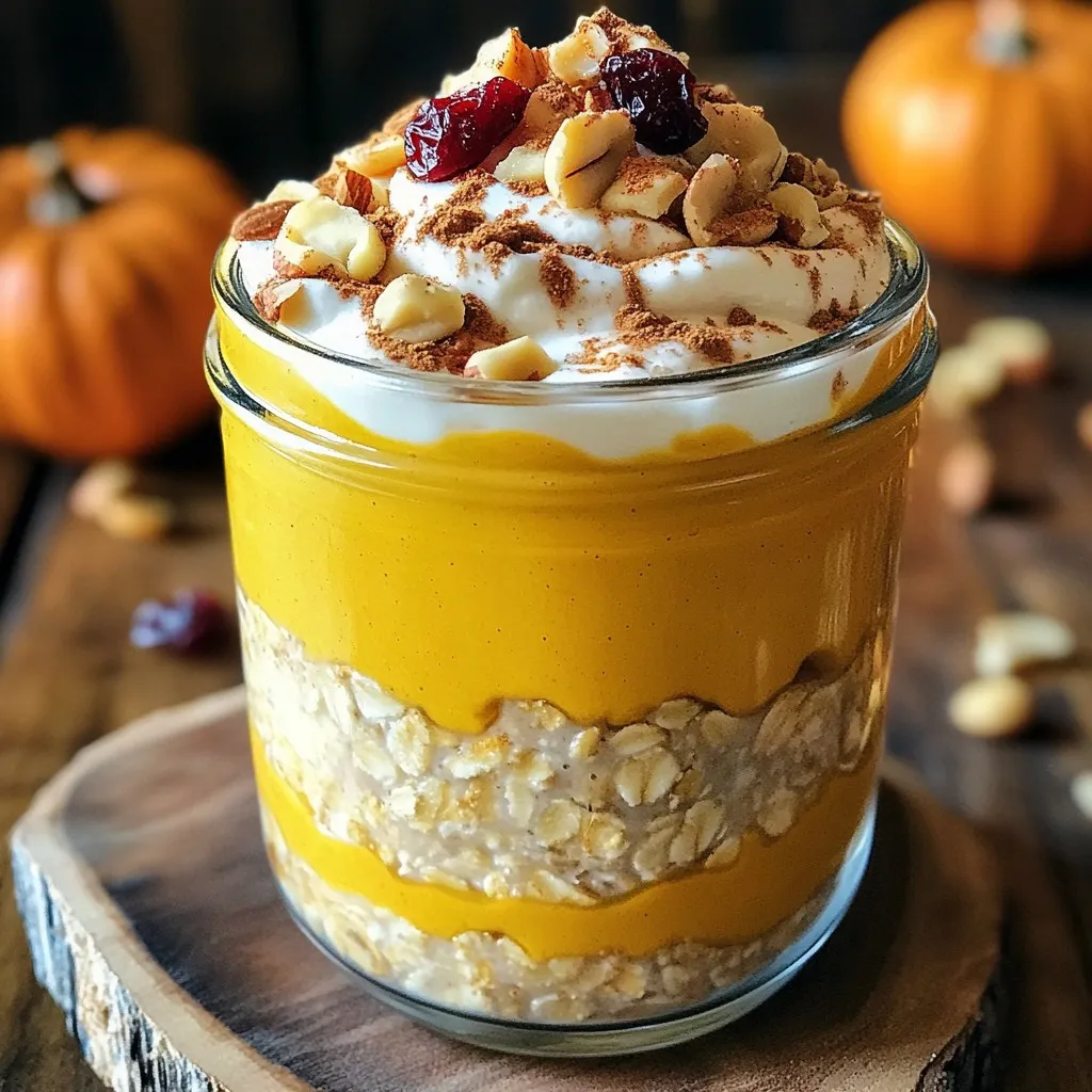 Pumpkin Spice Overnight Oats Simple and Tasty Recipe
