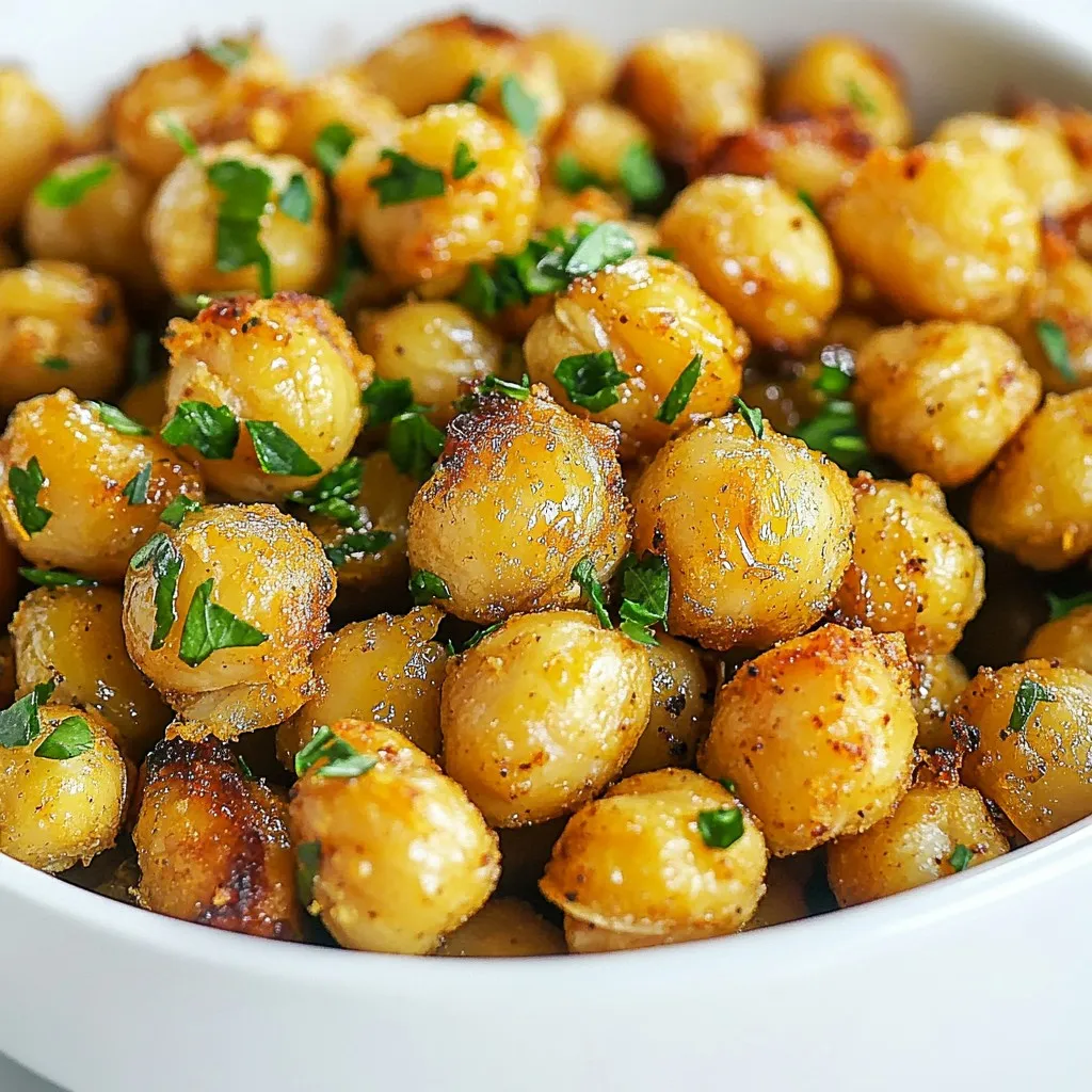 Ranch Roasted Chickpeas Crispy and Flavorful Snack