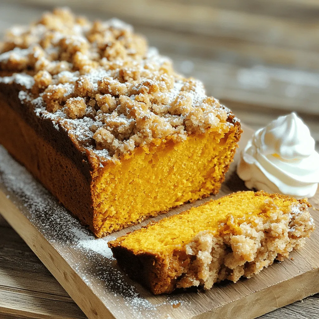 Streusel Pumpkin Loaf Delightful Fall Treat Recipe