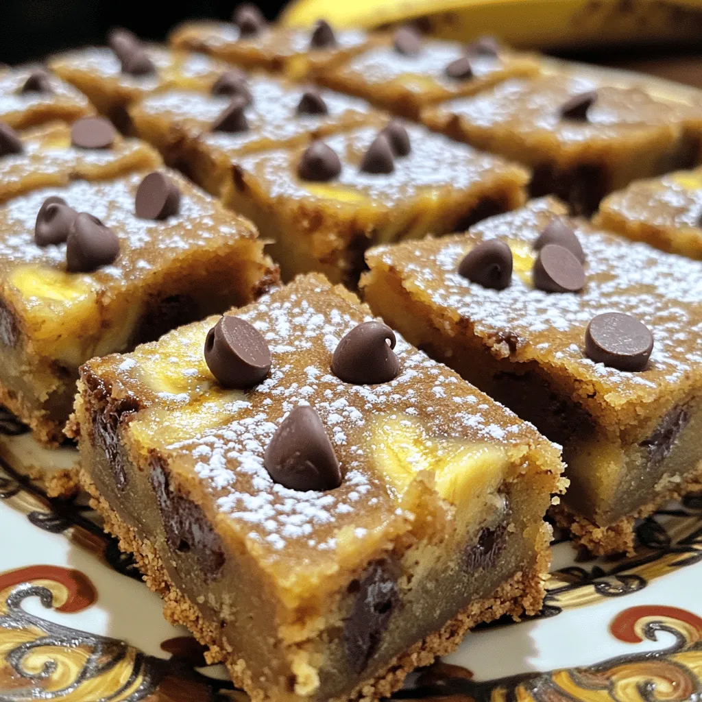 Chocolate Chip Banana Bars Delightfully Simple Recipe