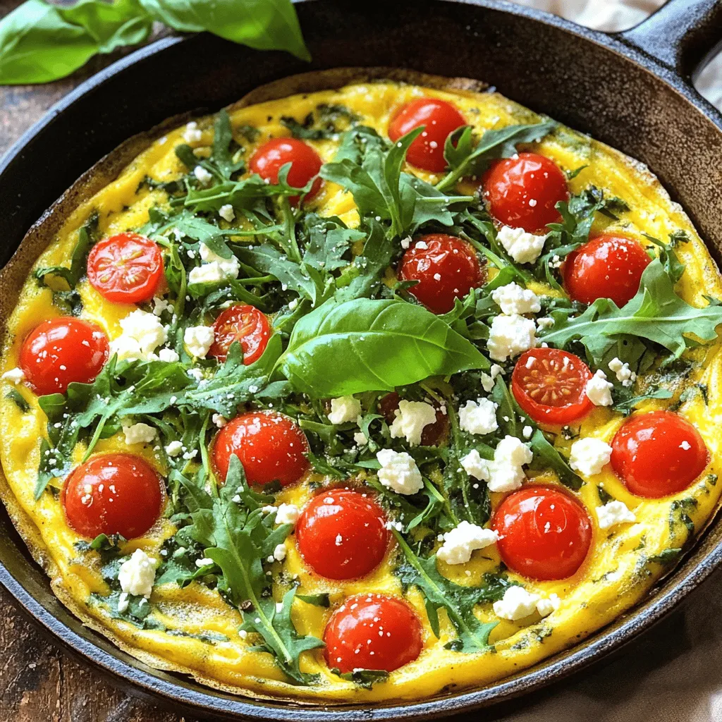 Arugula Frittata Wholesome and Flavorful Meal