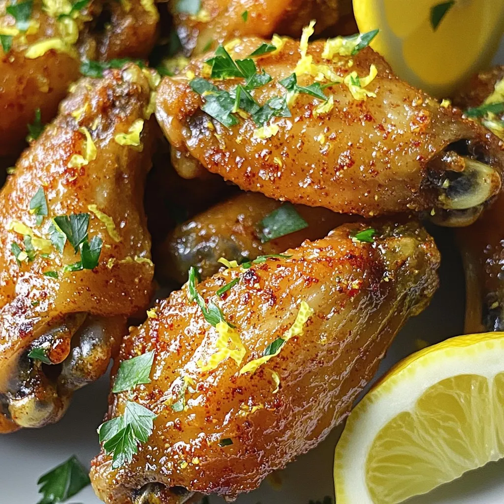 Air Fryer Lemon Pepper Wings Crispy and Flavorful Treat