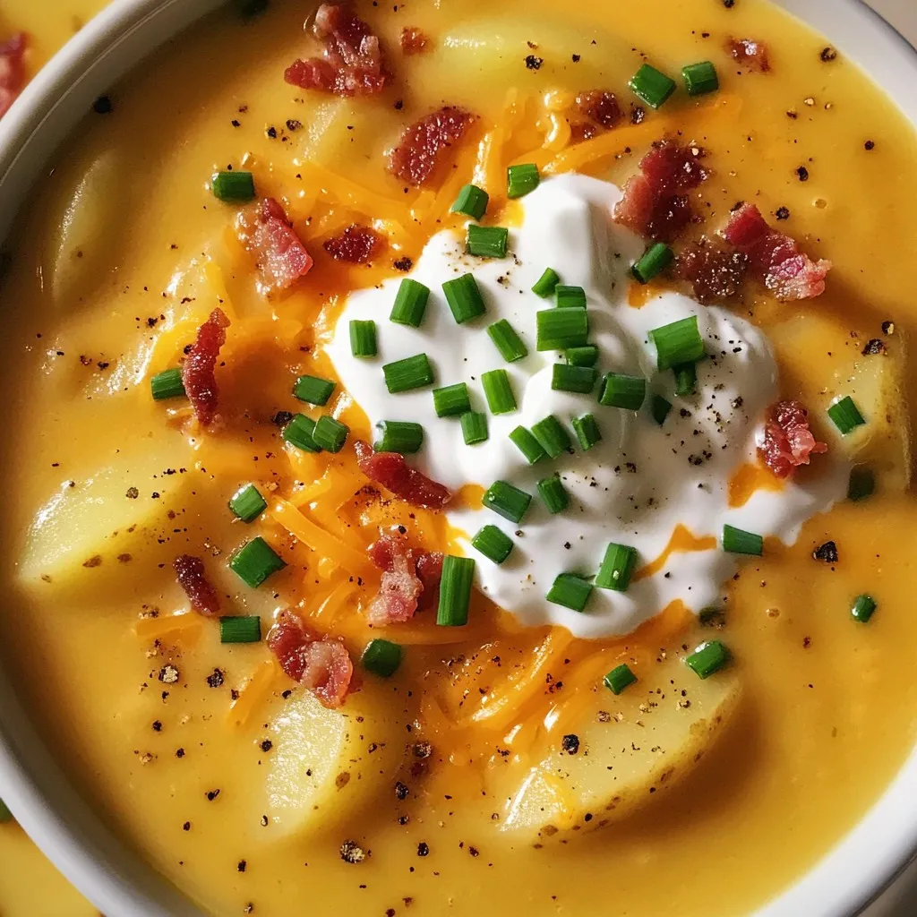 Slow Cooker Loaded Potato Soup Comforting and Easy Recipe