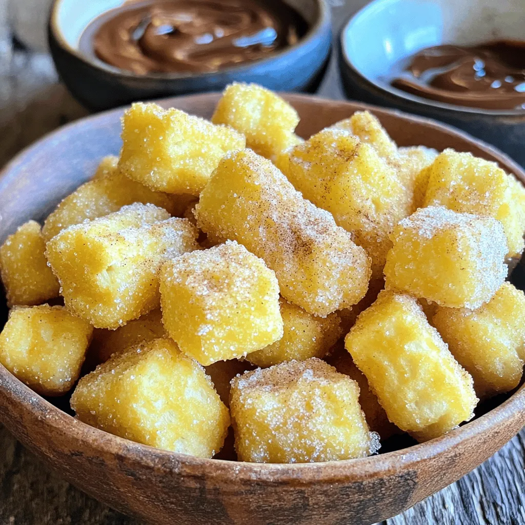 Easy Churro Bites with Nutella Delightful Treat