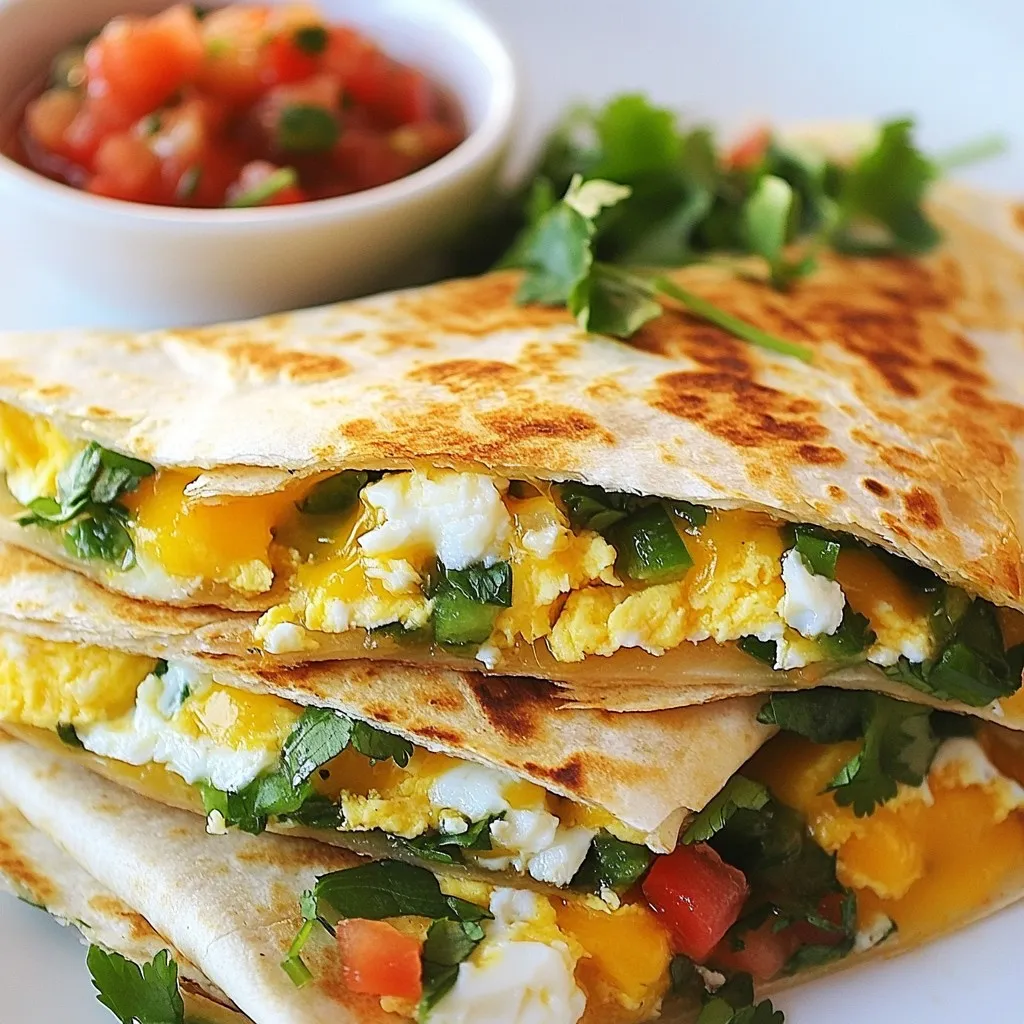 Fried Egg Quesadilla Quick and Tasty Recipe