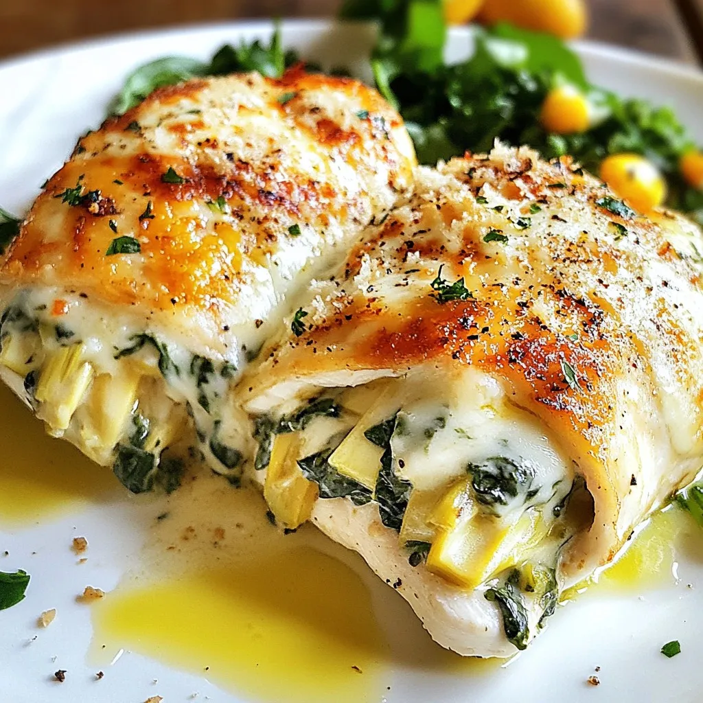 Spinach Artichoke Stuffed Chicken Flavorful Meal Idea