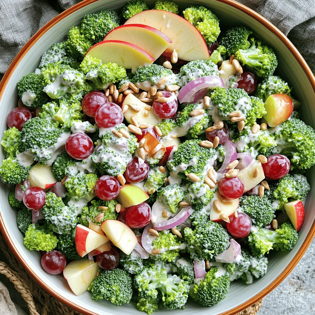Honeycrisp Apple Broccoli Salad Fresh and Crisp Delight