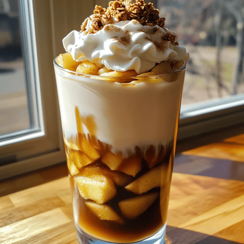 Apple Crisp Cold Brew Latte Flavorful Fall Delight