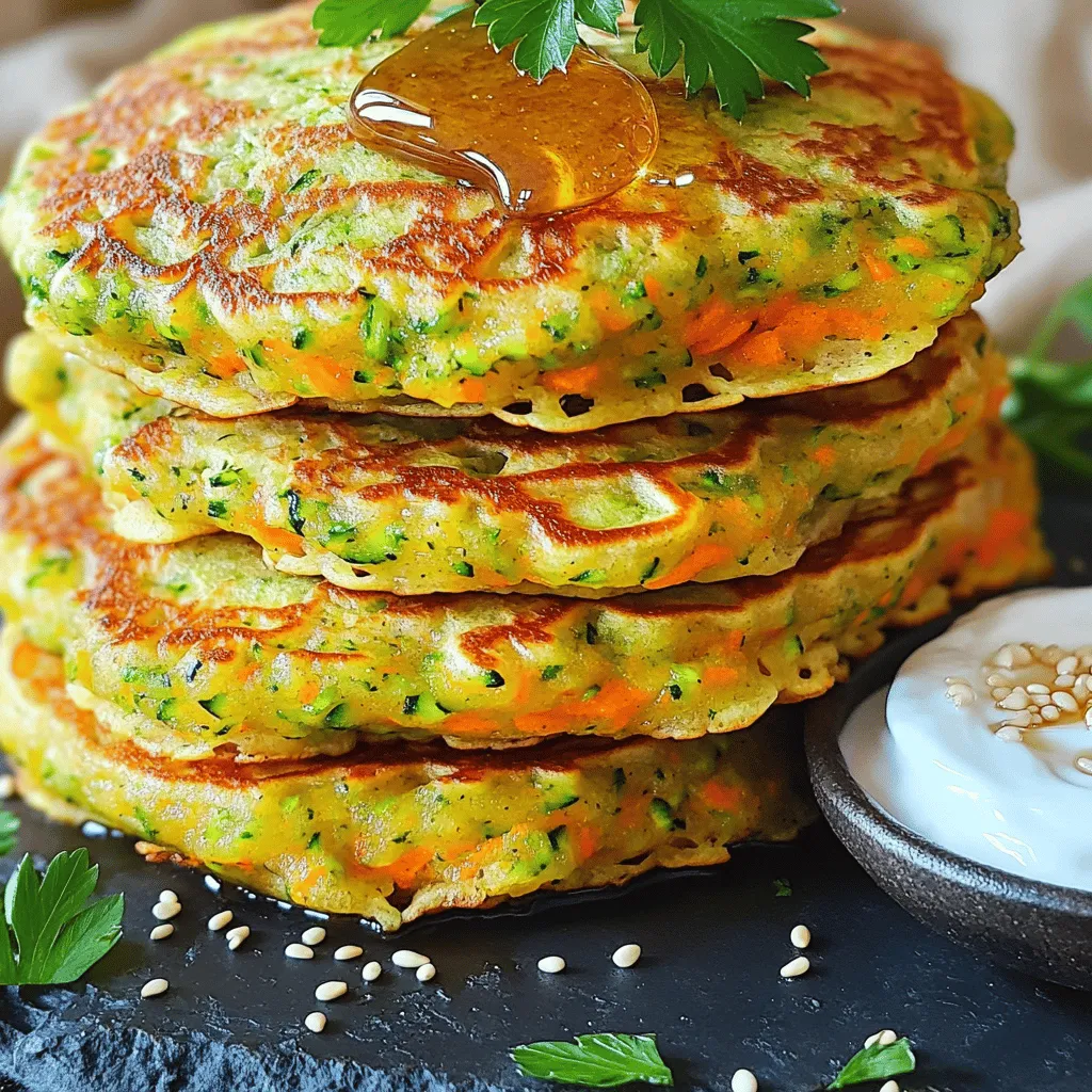 Easy Zucchini Carrot Pancakes Quick and Flavorful Dish