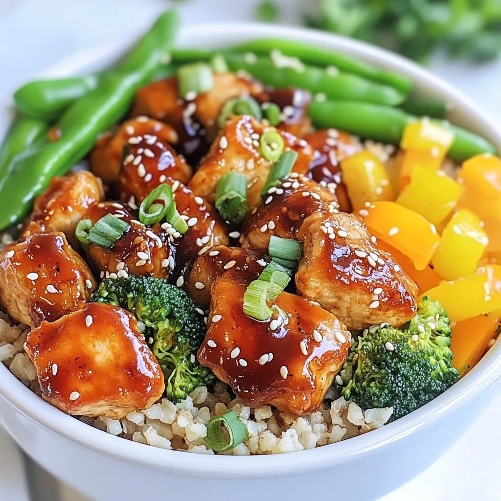 Firecracker Chicken Bowls Tasty and Easy Recipe