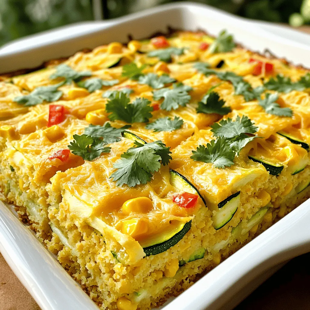 Zucchini Cornbread Casserole Flavorful and Easy Dish