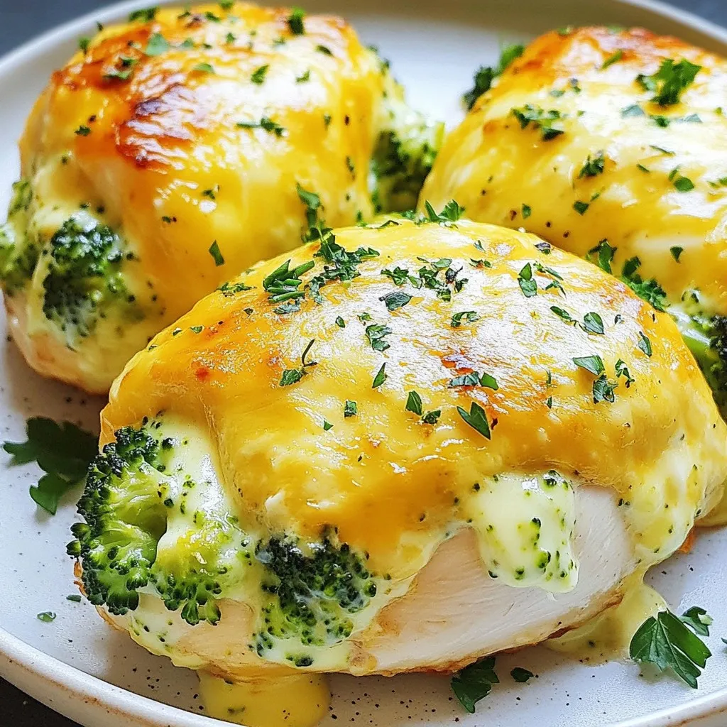 Cheesy Broccoli Stuffed Chicken Delicious and Easy Meal