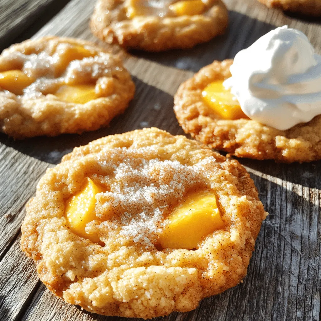 Peach Cobbler Cookies Irresistible and Comforting Treat