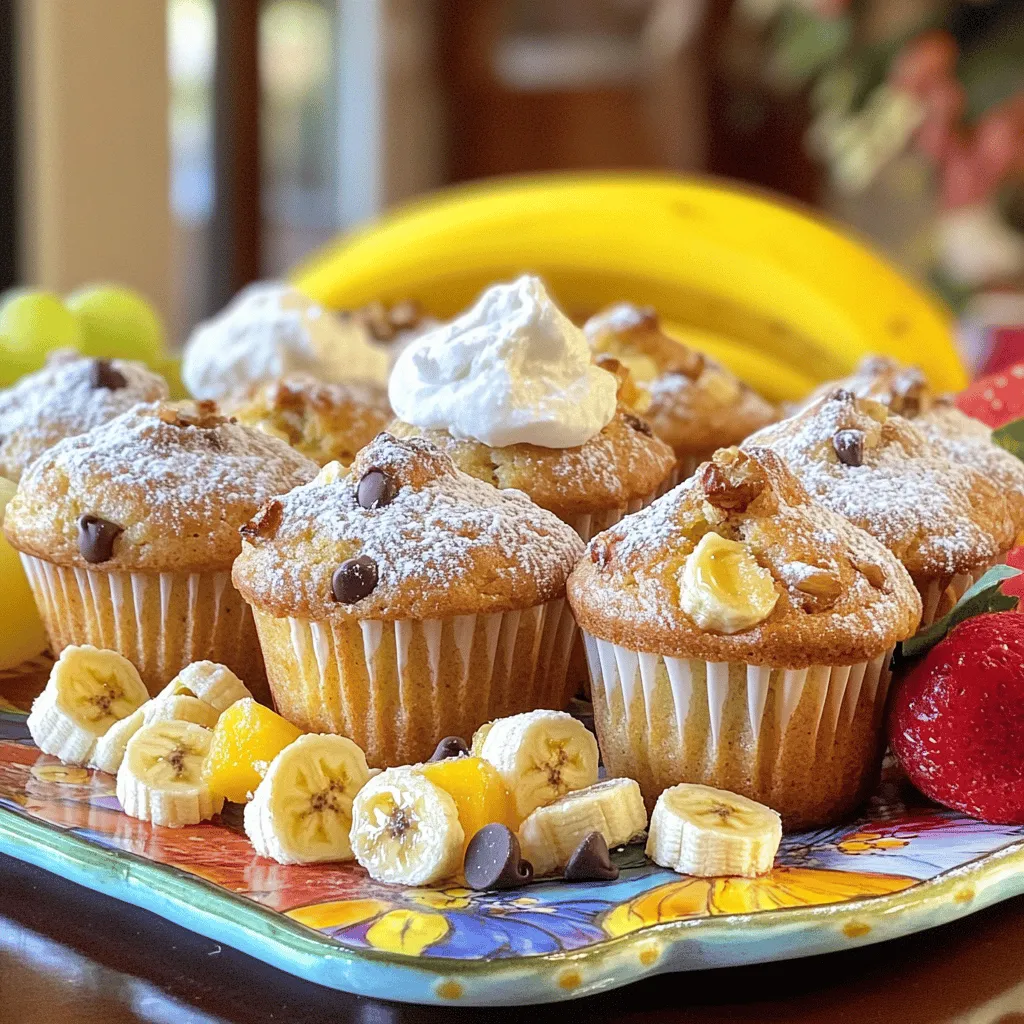 30-Minute Moist Banana Cream Cheese Muffins Recipe