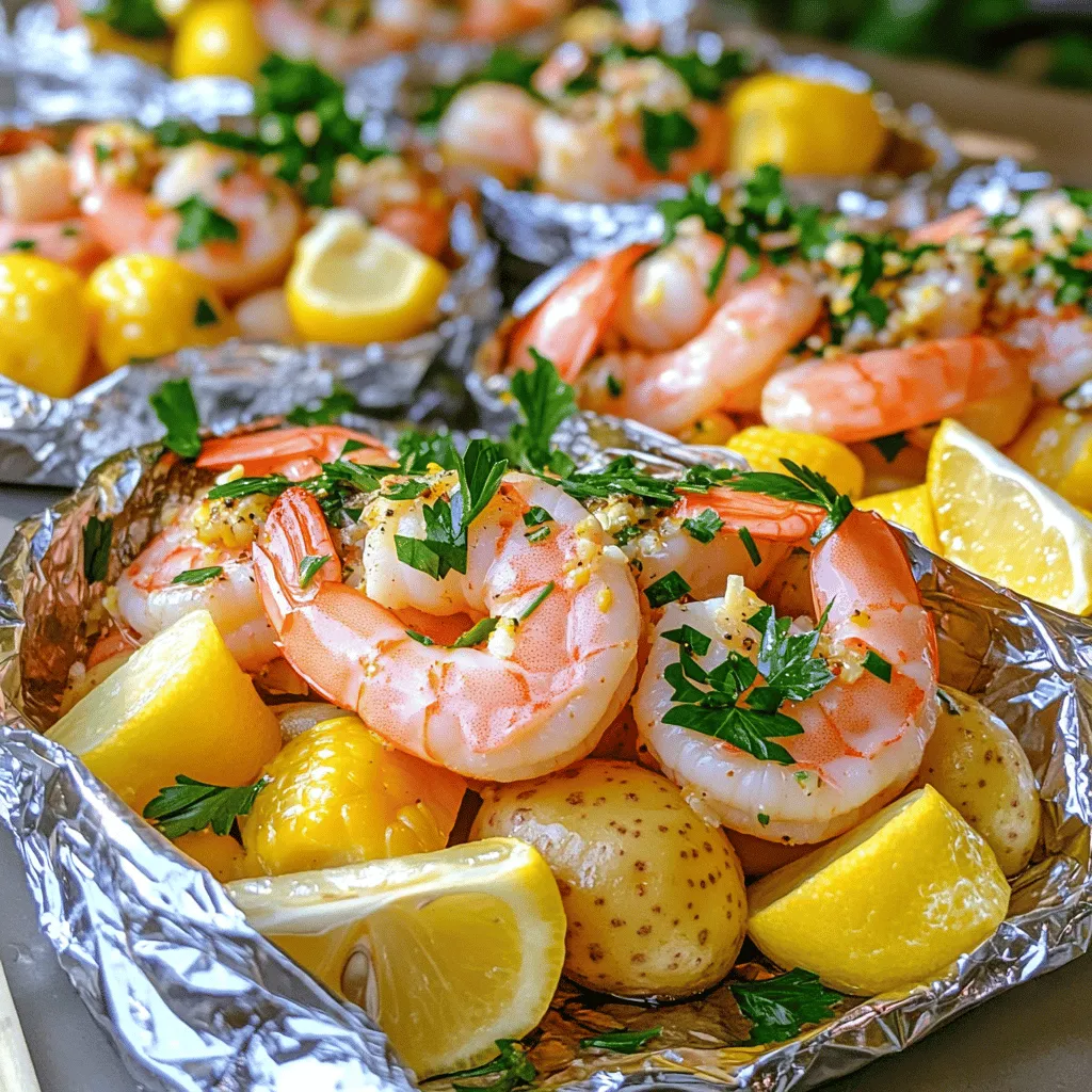 Savory Shrimp Boil Foil Packs Easy and Fun to Make