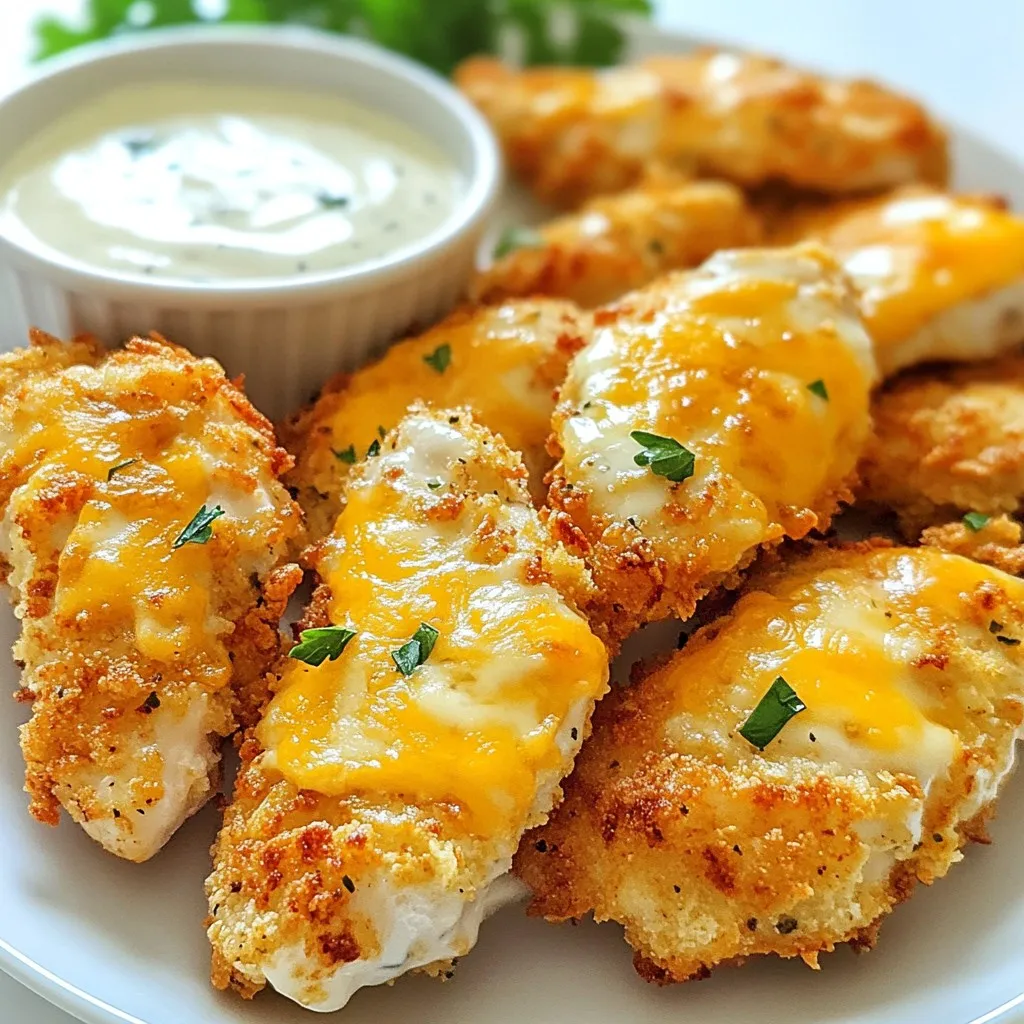 Cheesy Ranch Chicken Tenders Quick and Tasty Dish