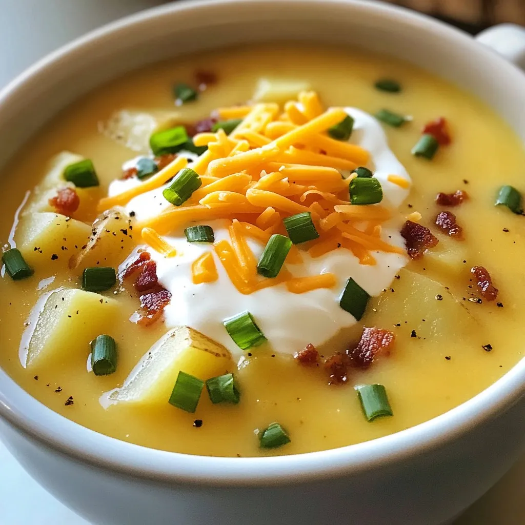 Loaded Creamy Potato Soup Flavorful and Hearty Dish