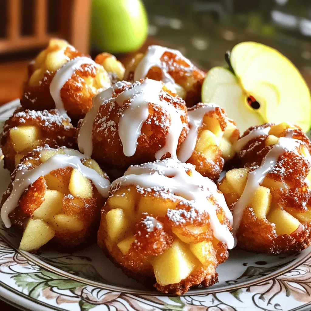 Air Fryer Apple Fritter Bites Tasty and Simple Treat