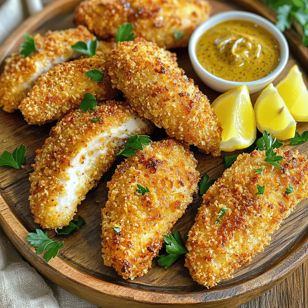 Crispy Baked Chicken Tenders Flavorful and Easy Dish