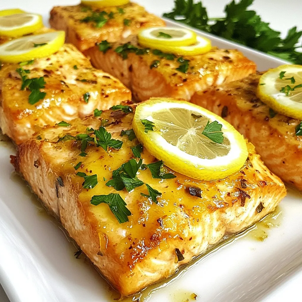 Lemon Garlic Butter Salmon Zesty and Simple Recipe