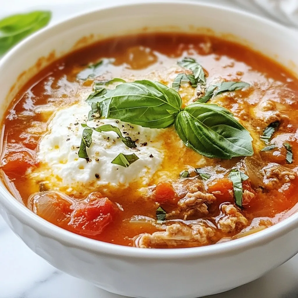 Protein-Packed Lasagna Soup Hearty and Easy Recipe