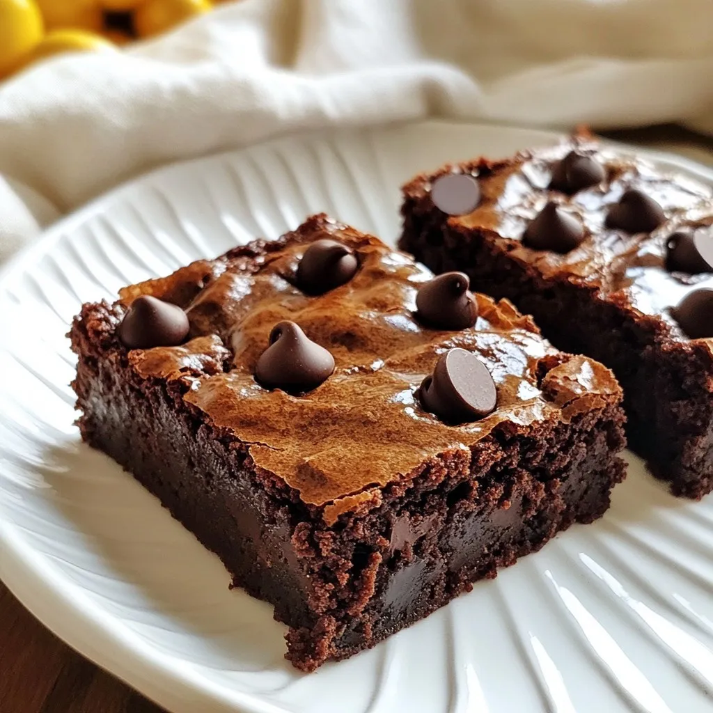 Zero-Sugar Greek Yogurt Brownies Rich and Guilt-Free Treat