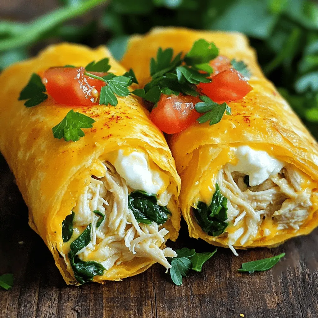 Cheesy Garlic Chicken Wraps Flavorful and Simple Meal