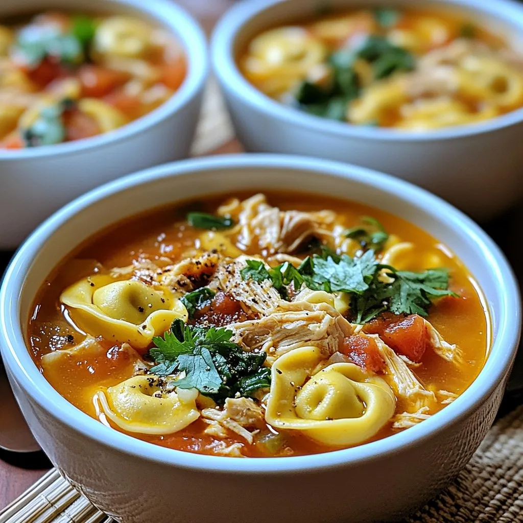 Chicken Tortellini Soup Hearty and Comforting Meal
