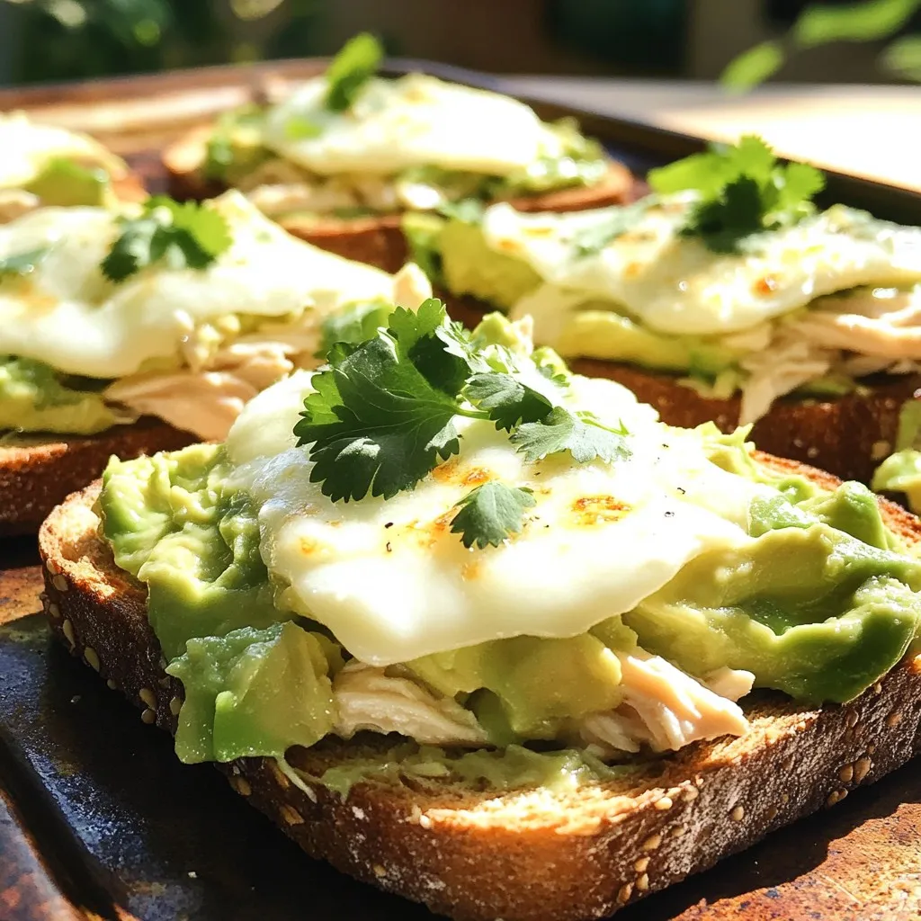 Chicken Avocado Melt Flavorful and Easy Recipe