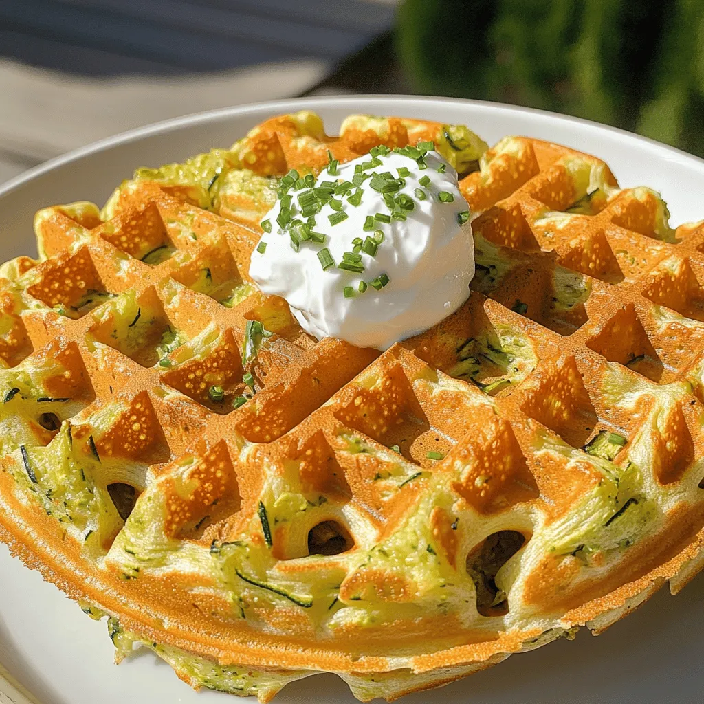 Savory Zucchini Waffles Healthy and Flavorful Dish